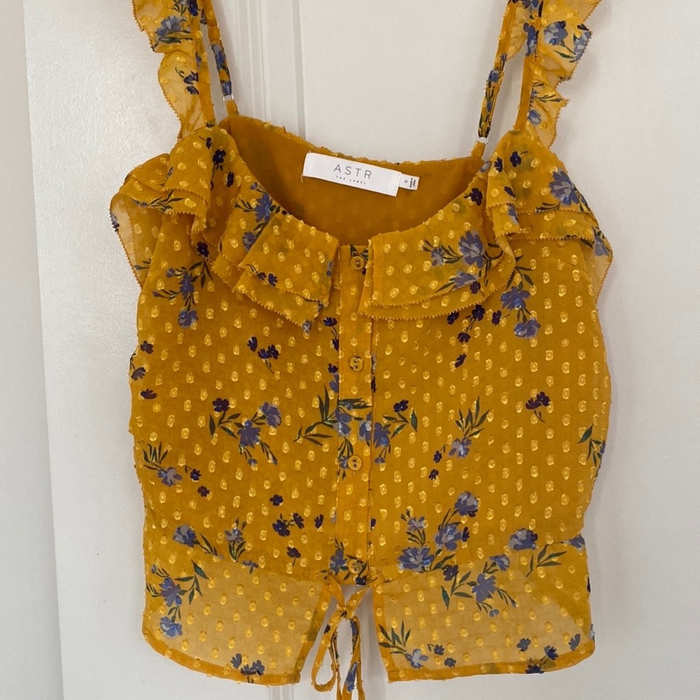 BRAND NEW ASTR yellow top